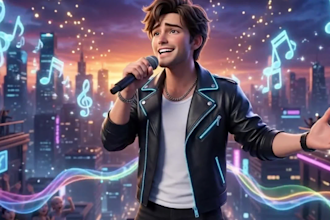 create a stunning 3d animated ugc video for your song and for birthday