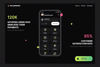 create an animated app promo video or website promo video with ui animation
