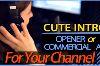 produce an audio intro for your you tube channel