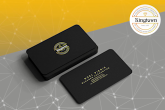 design professional business card and stationery items
