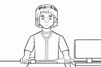do 2d line art animation comic line art frame by frame 2d traditional line art