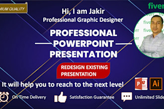 design and redesign professional powerpoint presentation