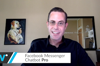 build you a messenger bot chatbot in manychat or chatfuel