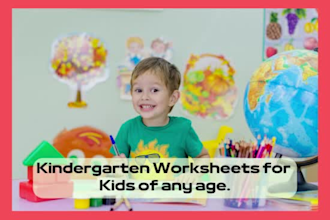 design kindergarten worksheets and activity books for kids
