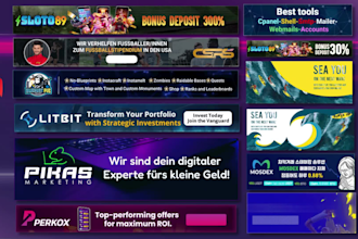 do modern animated gif banner design