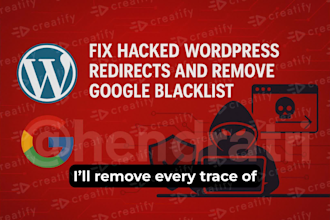 fix hacked wordpress redirects and remove google blacklist