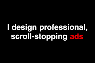 design professional meta and google ads that converts