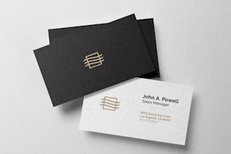design digital logo, business card, visiting card, email signature, letterhead