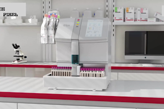 create 3d medical product animation and medical device for laboratory equipment