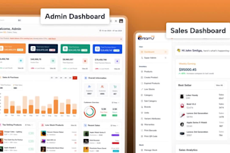 develop custom stock, inventory management system website