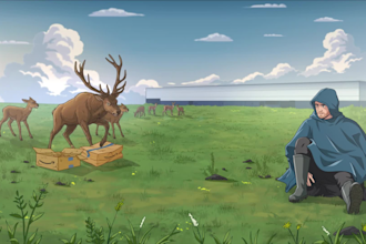create lofi loop animation and illustration