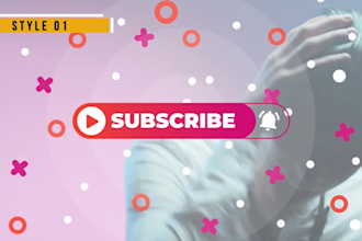 design outstanding youtube subscribe button and bell animation