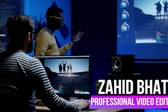 do professional video editing using stock footage