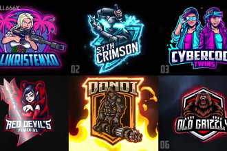create cool intro for esport, twitch, youtube or custom logo animation