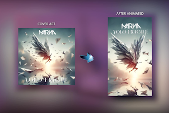 animate album cover art for spotify canvas and out now clips