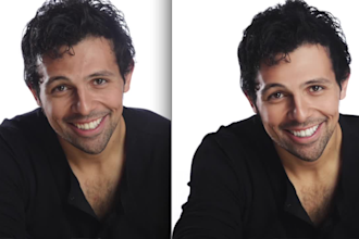 edit actor and model headshots