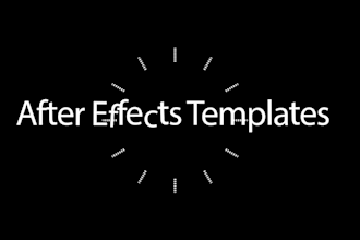 edit any after effects template professionally