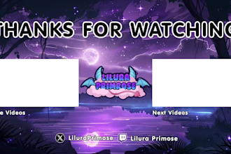 create twitch overlay, brb, intro, outro stream in a simple style