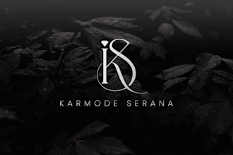 design a modern, minimalist monogram logo design