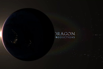 make earth zoom logo reveal video