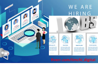 design recruitment agency, job board website for your company
