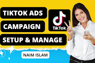 setup,run and ,manage tiktok ads campaign, tiktok ads, tiktok advertising
