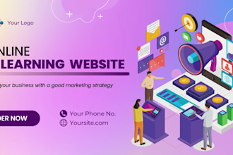 create your course, educational and elearning website