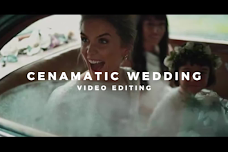 edit your wedding footage into a beautiful cinematic highlight video
