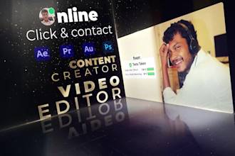 do video editing, motion graphics and professional video ads