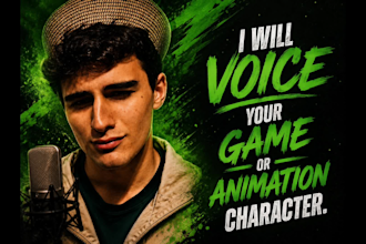 voice your game or animation character