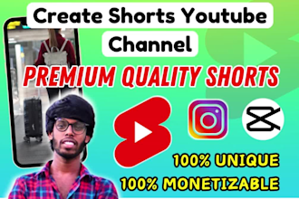 youtube automation shorts channel with 70 videos SEO optimized
