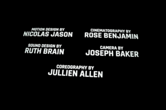 create modern end credits for your film