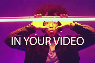 create intro and outro video from stock footages