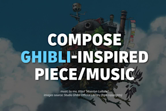 compose ghibli inspired music for you