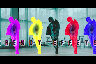 edit music video professionally with trendy effects