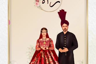 design unique digital wedding invitation cards