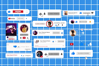 create youtube subscribe animation in less than 12hrs