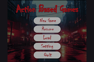 design custom 2d game UI for mobile PC or indie game, buttons, icons, menus, hud