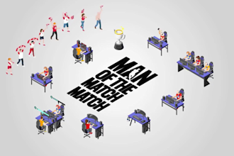 create custom 2d isometric animation for you