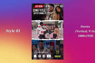 do amazing music promo video, intro , clips, teaser igtv feed or stories etc