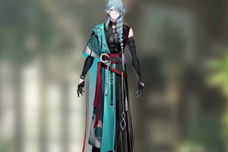 design and rig male vtuber model live2d anime male vtuber commission vrm model