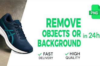 bulk remove background or objects from photos in 24 hours