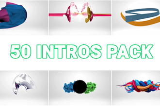 50 stunning animated logo videos in 24 hours