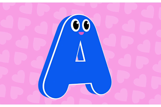 create educational 2d kids learning videos