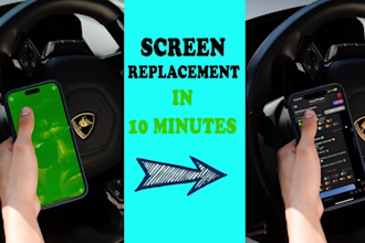 replacement your screens clean up and rotoscoping
