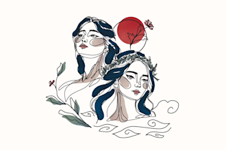 illustrate anything with line art less than 24 hours