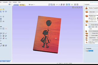 provide dxf files for v carving and laser cutting