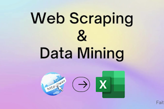 do web scraping, data extraction from any directory