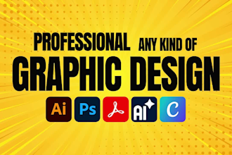 do any kind of graphic design infographics, poster, flyer, banners, covers,edits