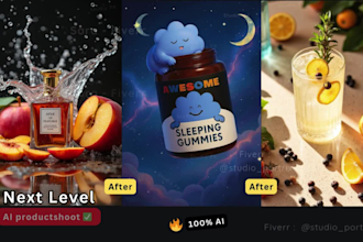 create next level ai product photoshoot